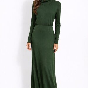 Elegant Green Maxi Dress